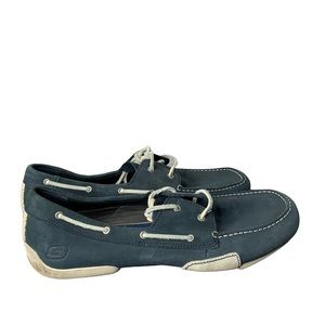 Men’s‎ Sketchers Relaxed Step Blue Boat Shoe Size 13